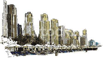 Dubai Skyline Stock Clipart | Royalty-Free | FreeImages