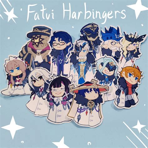 Fatui Harbinger Stickers - Etsy