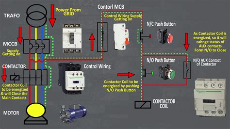 Latching Contactor Circuit Diagram