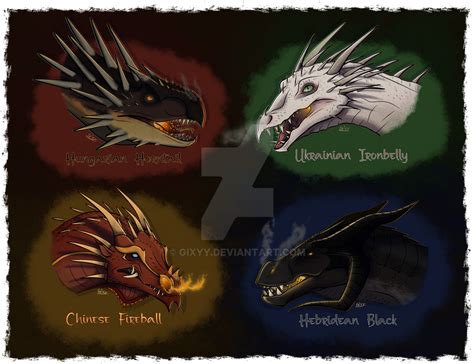 HP Dragons by Gixyy on DeviantArt