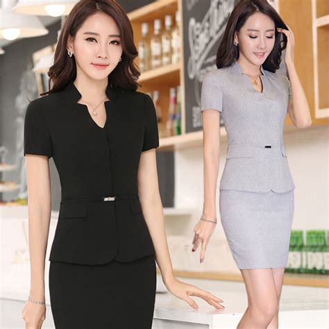 Beauty uniform Spa Hotel front desk salon uniform dress women massage ...