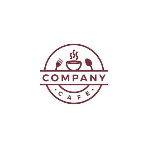 Food And Drink Cafe Logo Vector Design Template In Isolated White ...