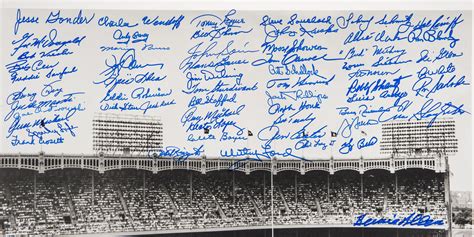 Lot Detail - New York Yankees Hall of Famers and Stars 16x20 Multi ...