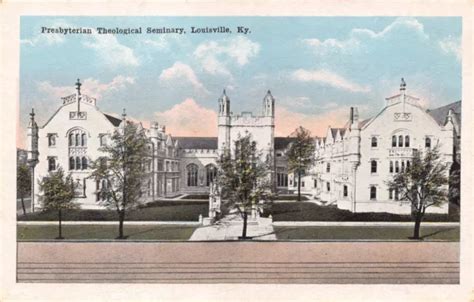 LOUISVILLE KENTUCKY~PRESBYTERIAN THEOLOGICAL SEMINARY~KYLE PUBL POSTCARD 1920s $15.81 - PicClick AU