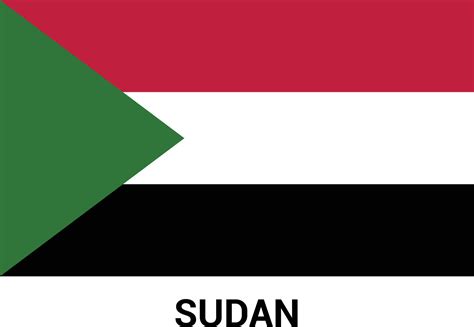 Sudan Flag design vector 14246690 Vector Art at Vecteezy