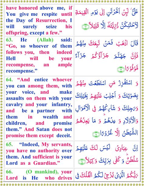 Surah Bani-Israil (English) - Page 2 of 3 - Quran o Sunnat