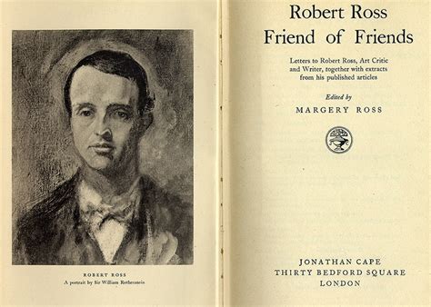 Robert Baldwin Ross (25 May 1869 - 5 October 1918), Robert Baldwin « Robbie » Ross, né le 25 mai ...