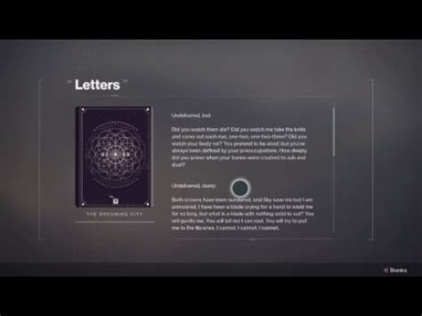 Destiny 2 Dreaming City Lore Book - YouTube