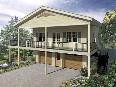 006G-0171: 2-Car Garage Apartment Plan with Storm Shelter | Carriage house plans, Garage ...