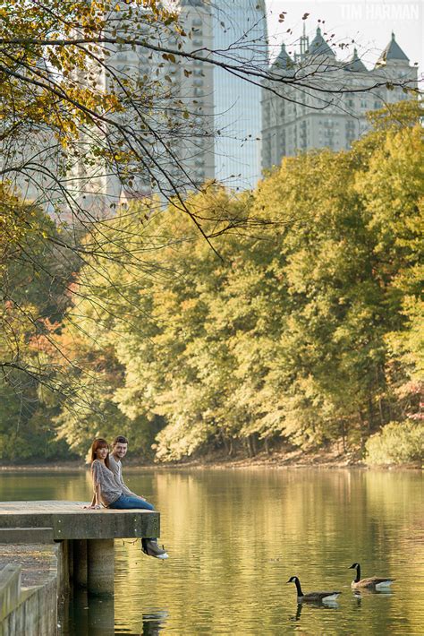 Brandon and Kim | fall engagement shoot at Piedmont Park – Tim Harman ...