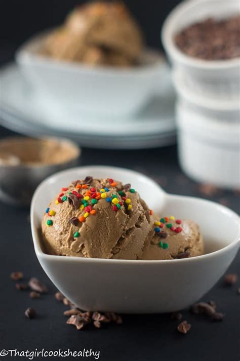 Chocolate avocado ice cream (vegan style) - That Girl Cooks Healthy