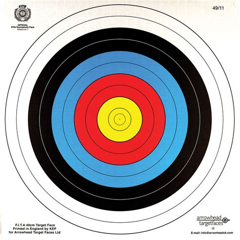 Armex Archery Target Face Single 40cm x 40cm