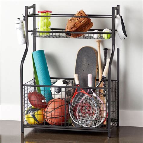 Heavy-Duty Sports Storage Rack | Sports storage, Storage rack, Sports equipment storage