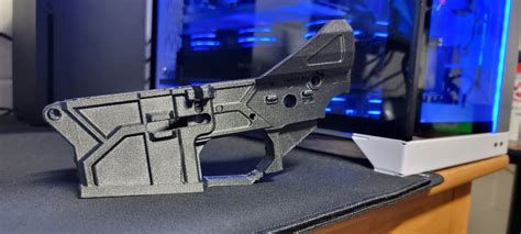 3D printable AR-15 LOWER MULTI CAL. REINFORCED STRUCTURE • made with ...