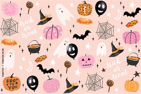 20+ Chic and Preppy Halloween Wallpaper Inspirations : Trick or Treat ...