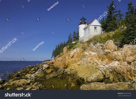 Bar Harbor Lighthouse, Maine, Usa Stock Photo 263674493 : Shutterstock