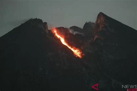 Mount Merapi belches incandescent lava 15 times on Sunday - ANTARA News