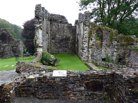 Photographs of Okehampton Castle, Devon, England: Chapel and lodging