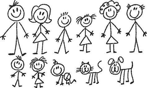 7,200+ Stick Figure Family Stock Illustrations, Royalty-Free Vector Graphics & Clip Art - iStock