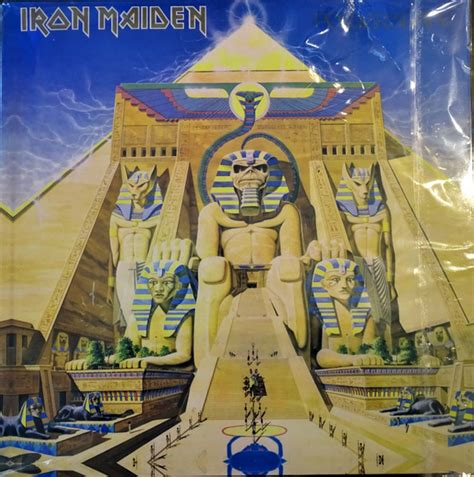 Iron Maiden – Powerslave – Vinyl (Light Blue Marbled, LP, Album + 2 ...