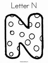 Letter N Coloring Pages  Home sketch template