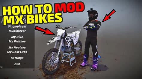 HOW TO MOD MX BIKES IN UNDER 3 MINUTES | TUTORIAL FOR BIKE GRAPHICS ...