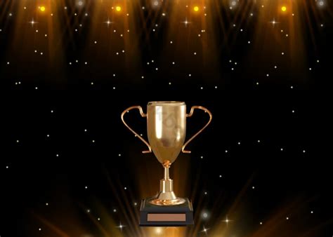 Metal Trophy Black Gold Awards Background Light | PSD Free Download - Pikbest