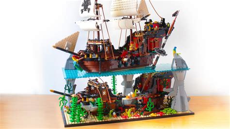 Lego Sunken Pirate Ship MOC - YouTube