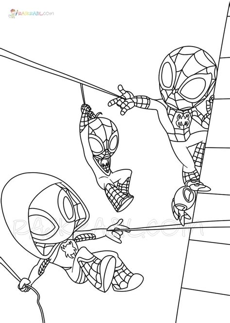 Spidey and His Amazing Friends Coloring Pages | Superhero coloring ...