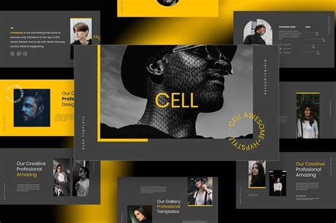 Cell Google Slides Template | Keynote template, Templates, Corporate presentation