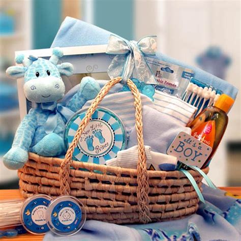 New Arrival Blue Baby Carrier Gift Basket | New Baby Gifts ...