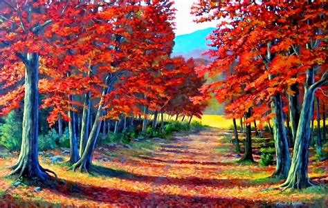 pinturas-al-oleo-paisajes-de-otoño | Paisaje de otoño, Pintura al oleo paisajes, Pinturas de ...