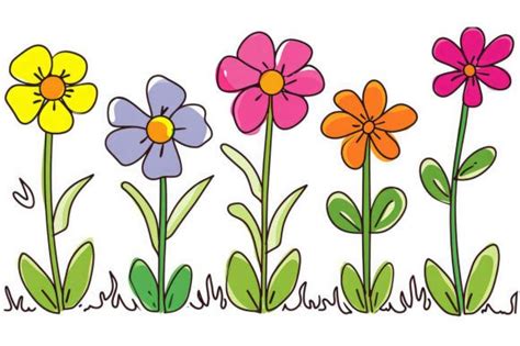 Flowers Clipart Image Graphic by Background Graphics illustration ...