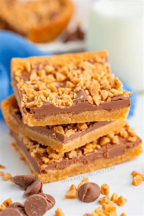 Best Toffee Bars Recipe - My Heavenly Recipes