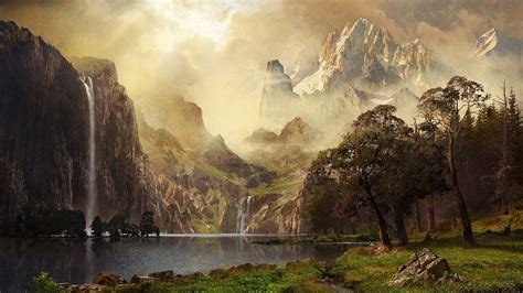 Mountains by Andrey Bakulin. : ImaginaryLandscapes