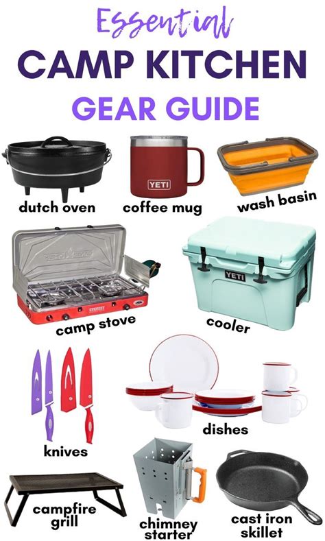 Camp Cooking Gear Guide - Build the Ultimate Camp Kitchen! | Camping supplies, Diy camping, Camp ...