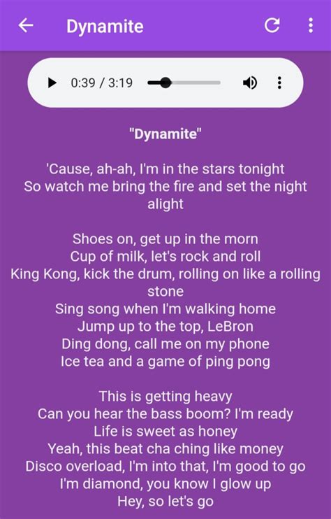 Android için BTS Song Lyrics APK - İndir