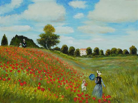 Poppy Field in Argenteuil by Claude Monet for sale : Jacky Gallery, Oil ...