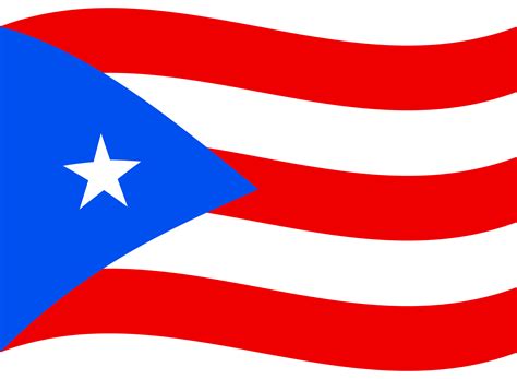 Puerto Rico flag wave. Puerto Rico flag. Flag of Puerto Rico 27292117 PNG