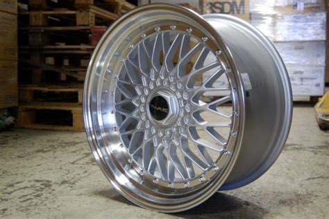 DARE RS DEEP DISH ALLOY WHEELS SILVER 17" STAGGERED 5X100 10J REAR - Tamar Wheels