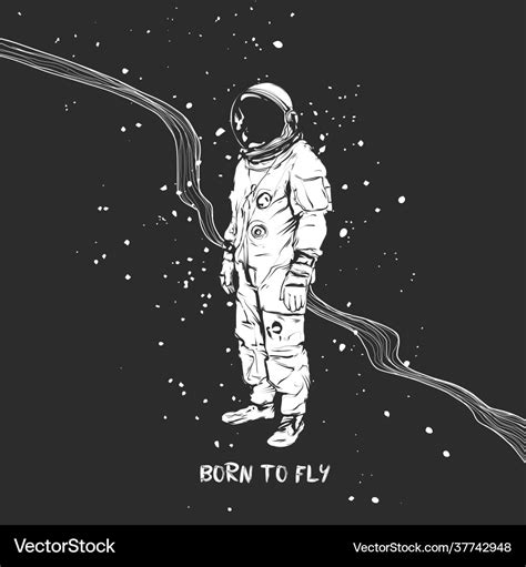 Realistic Astronaut Art