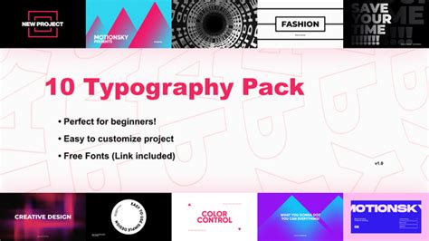 Fantastic Typography Pack | Premiere Pro, Premiere Pro Templates | VideoHive