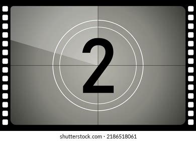 Countdown Frames Set Number Two 2 Stock Vector (Royalty Free ...