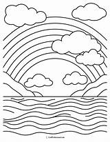 Rainbow Coloring Pages Free Printables sketch template