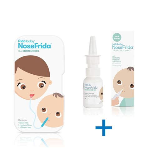 Nosefrida The Snot Sucker Saline Kit Nose Frida Nasal Aspirator Saline Spray | lupon.gov.ph