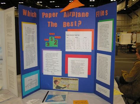 paper airplane science experiment | Twin Cities Regional Science Fair 2006 | Science | Pinterest ...