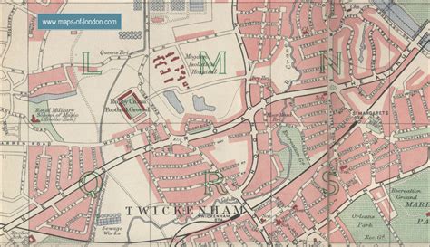 Map of Twickenham, London