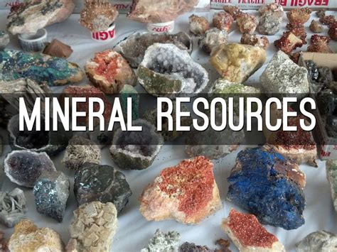 Tài nguyên khoáng sản (Mineral resources) là gì?