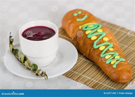 Traditional Ecuadorian Food, Guaguas De Pan Stock Image - Image of ...