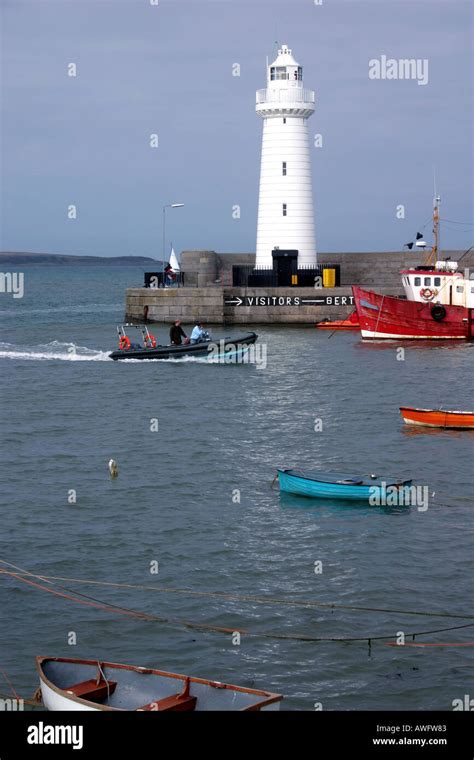 Donaghadee harbour and lighthouse, County Down, Northern Ireland Stock Photo - Alamy